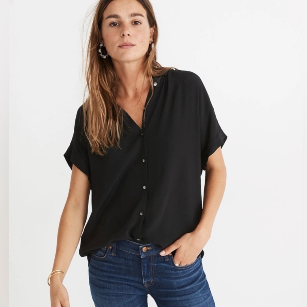 MADEWELL // Oversized Central Drapey Top